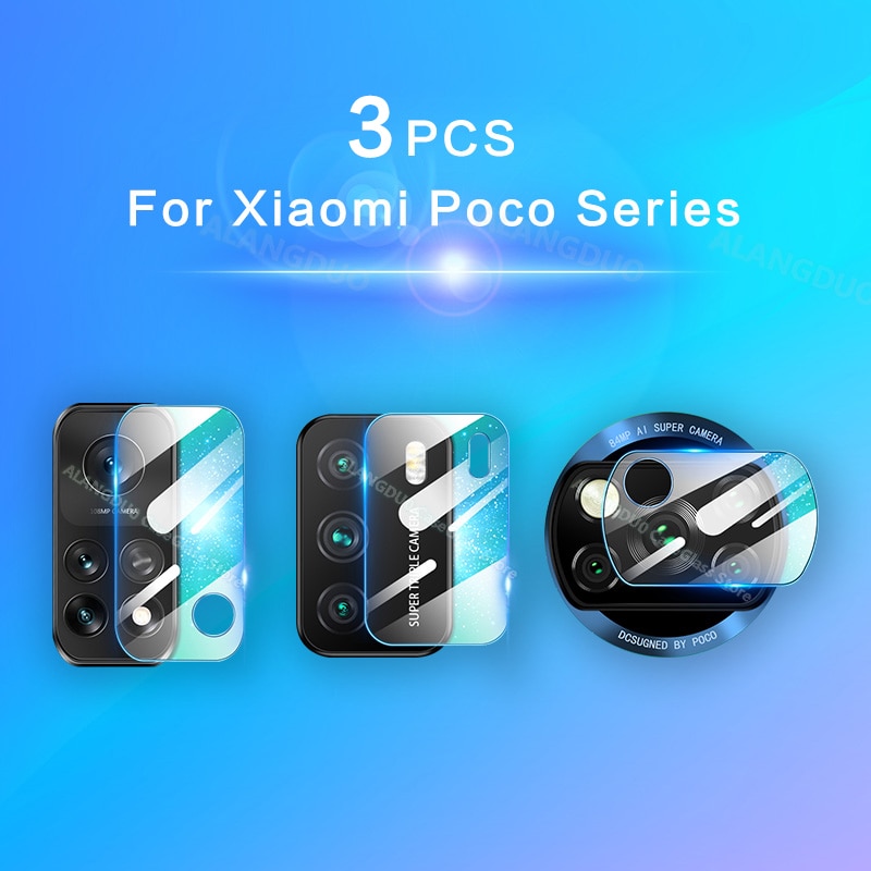 3PCS Für xiaomi mi Poco X3 NFC M3 F2 Pro 10T Pro 10t lite 10lite Kamera screen Protector Glas Für mi 10T Pro kamera objektiv glas