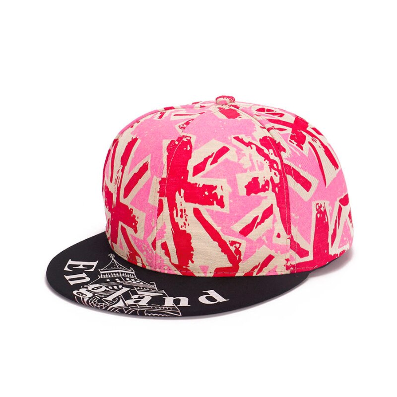 Personlighet flat lue flerfarget sportsstil med skyggelegging: Blå