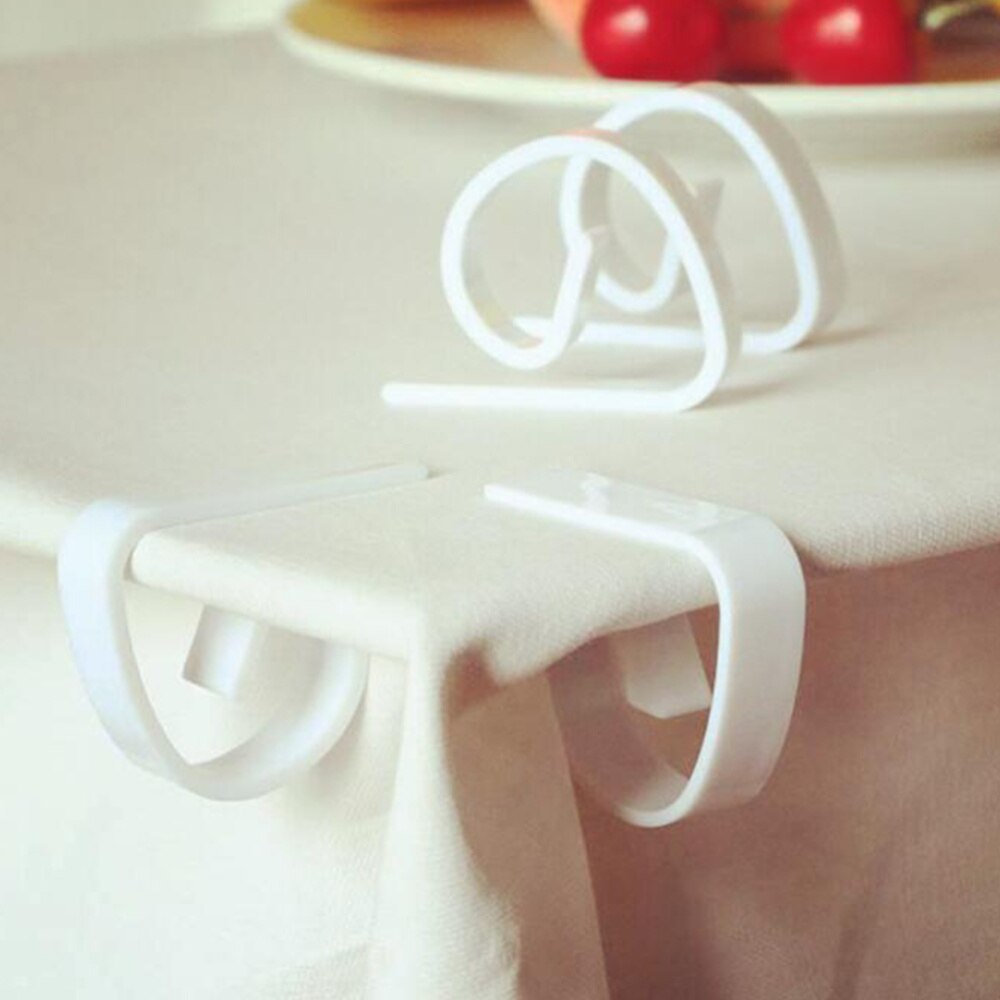 24 stk plastik dug clips dug holder dug klemmer til hotel banket