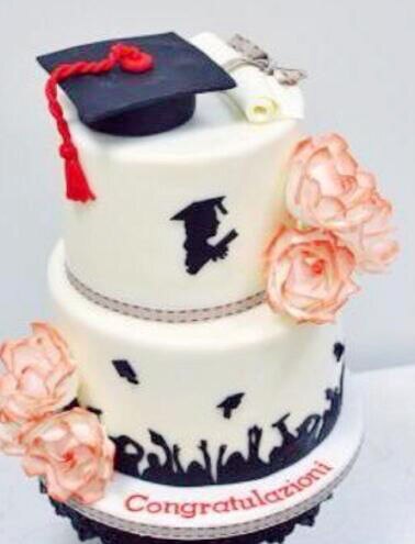 Taartdecoratie 6 inch, vier afstuderen, 3d uitstekers, hoed, trechter, pet, fondant, plastic uitsteker, taartvorm, gereedschap, fondant, doe-het-zelf