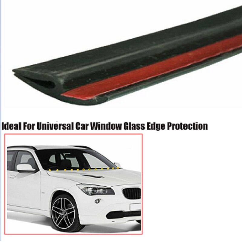 Stijl Rubber Auto Afdichting Strip Rand Verdedigen Voorruit 12fts Voorruit Afdichtstrip Universele Auto Seal Guard Auto Accessoires
