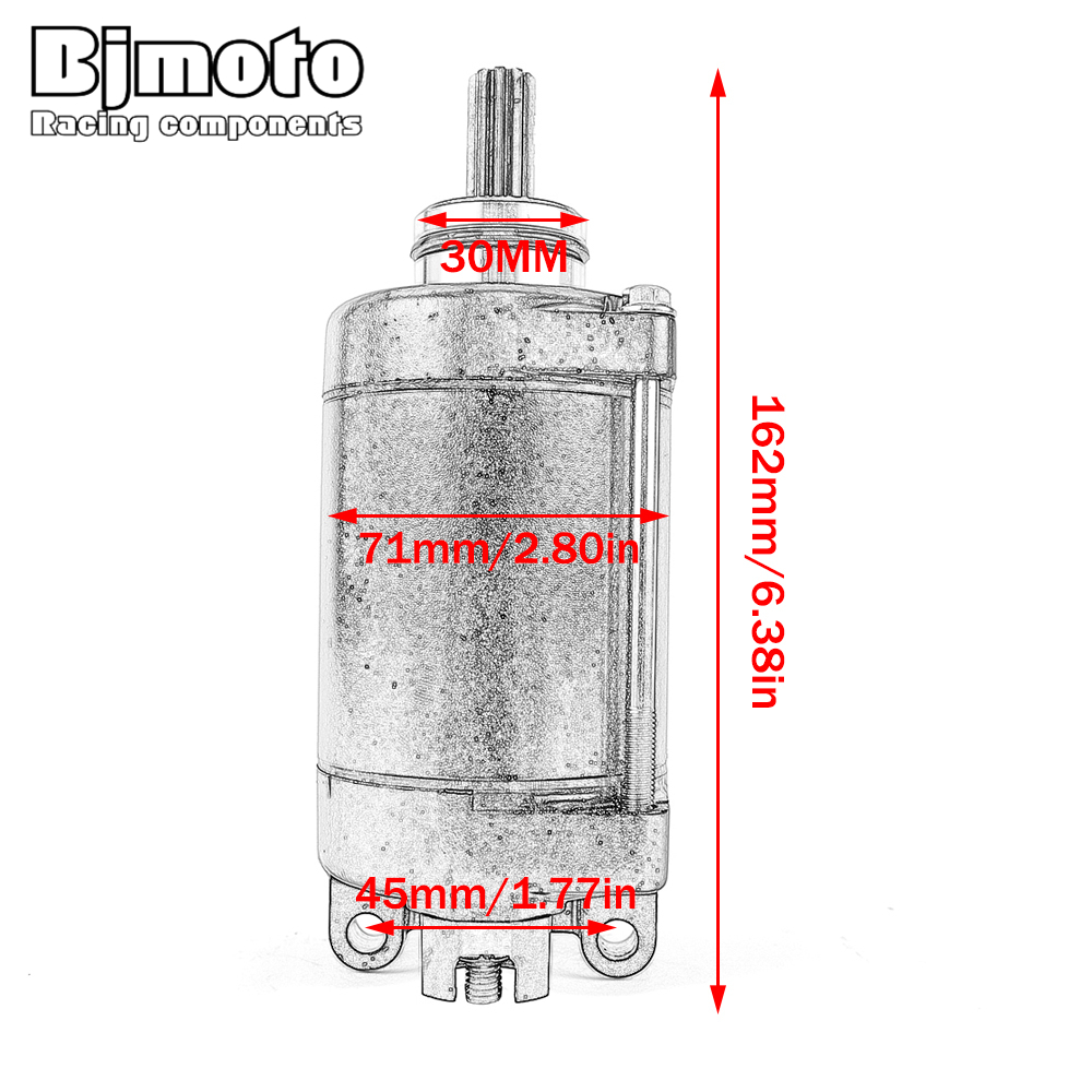 Starter Motor For Honda CBR1000RR CBR 1000RR 1000 RR Special Edition Fireblade 31200-MGZ-J81 31200-MGZ-J01