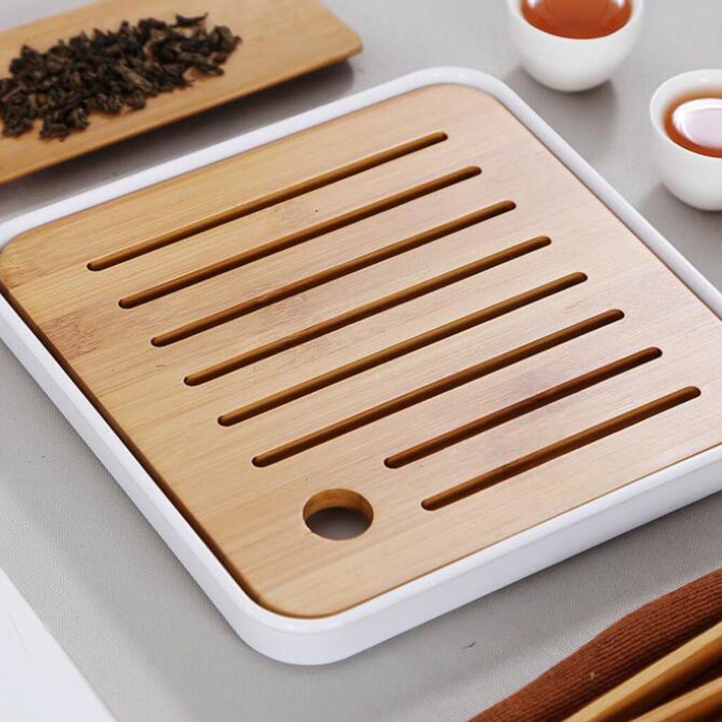Grote 17 Inch Bamboe Chinese Gongfu Theeceremonie Lade Tafel Doos Met Grote 17 Inch Bamboe Chinese Gongfu Theeceremonie Lade Tafel Doos Met