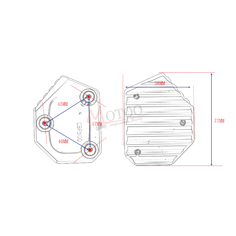 CNC Aluminium Motorfiets Side Stand Pad Uitbreiding Plaat Kickstand Extension voor HONDA NC700S/X/D INTEGRA CBR500R CB500F /X