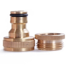 Washing Machine Connector, 3/4 To 1/2 inch Brass Water Hose Tap Adapter Accessories