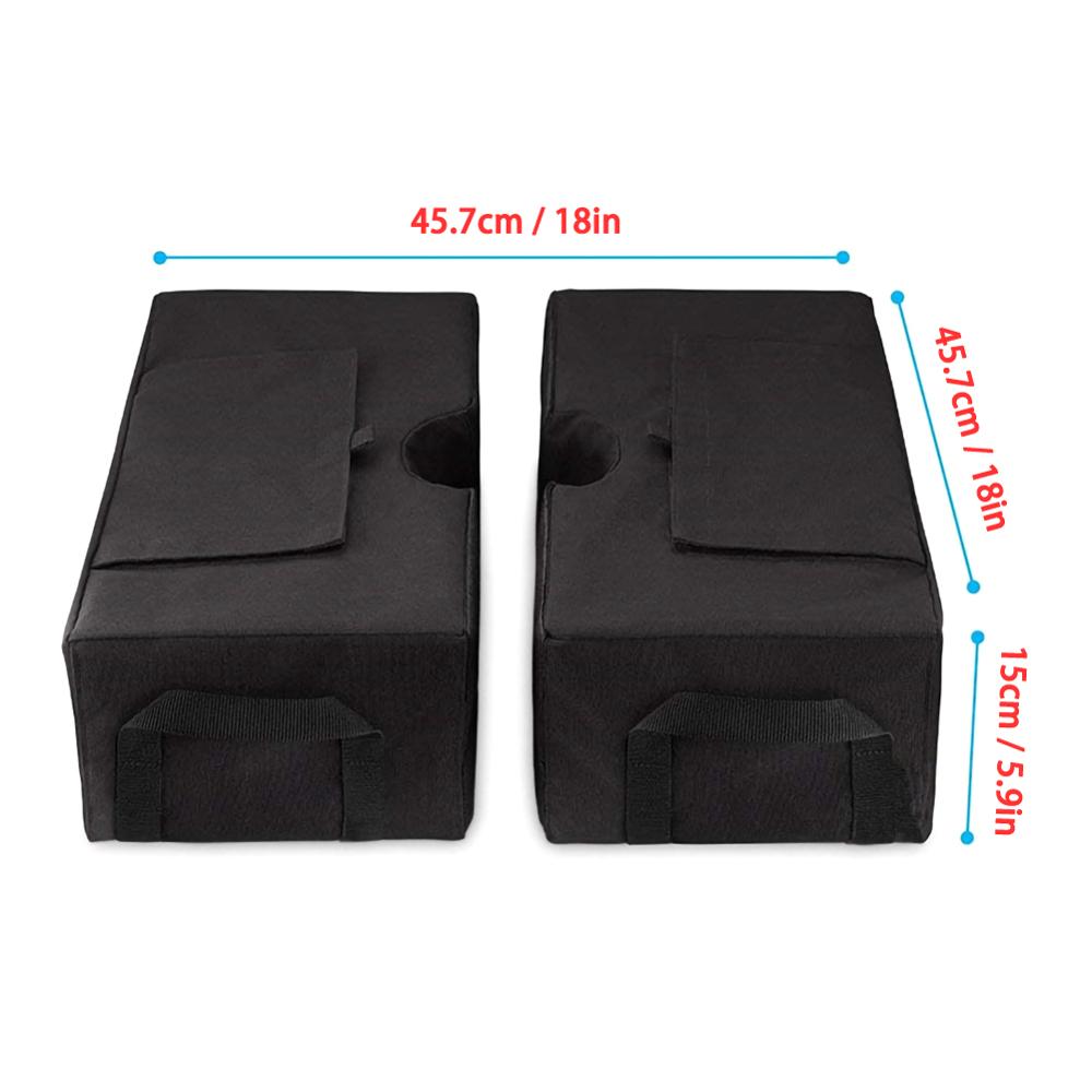 Outdoor Patio Umbrella Base Weight Bag Weatherproof Parasol Umbrella Heavy Duty Sand Bags Stand Base for Home Hotel Use