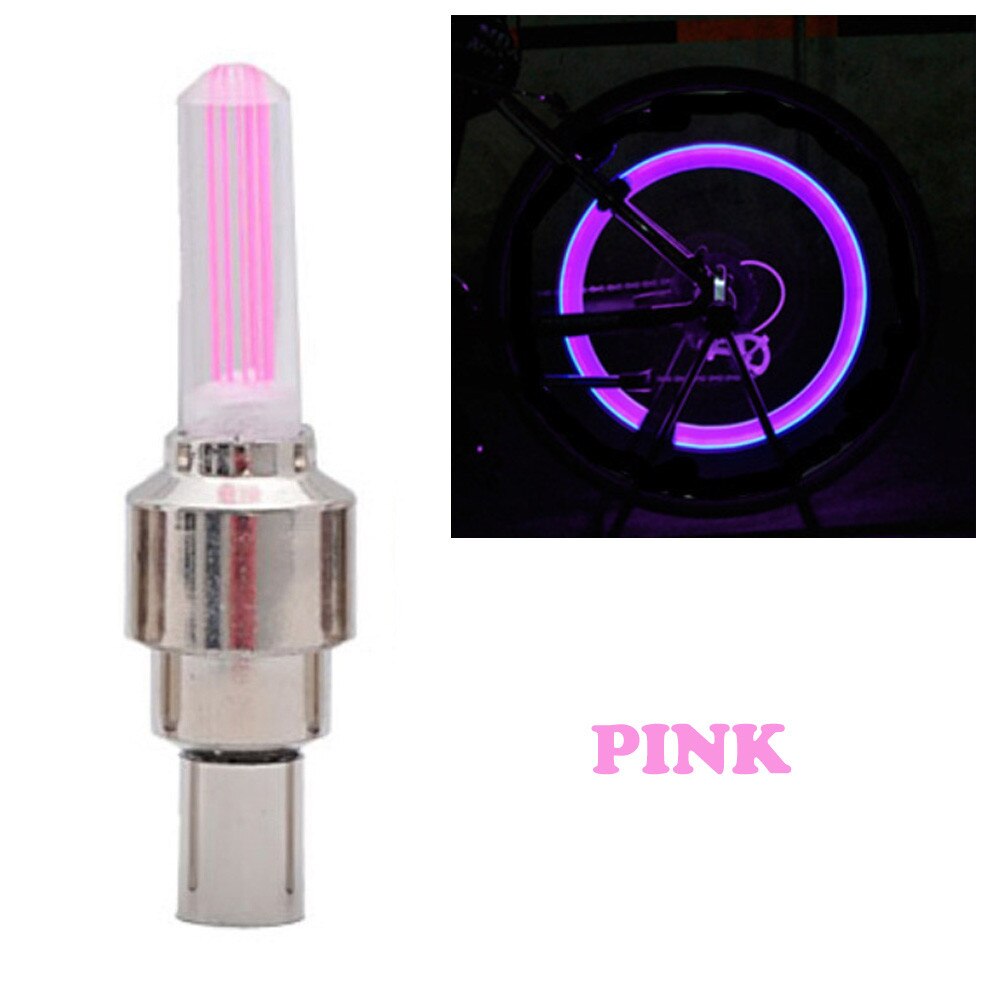 2 pièces voiture vélo roue lumière LED AG10 voiture moto pneu Valve lampe mouvement activé lueur LED s lumières pneu tige casquettes néon
