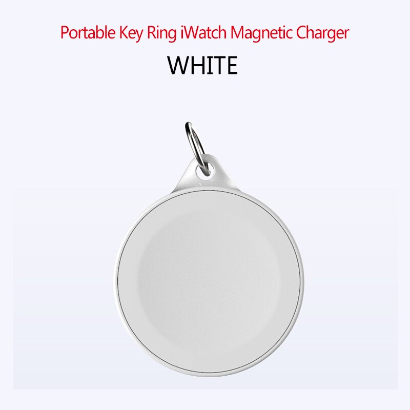 Portatile portachiavi Orologio Caricabatterie Magnetico USB senza fili di Ricarica per Mela iWatch Serie 4 3 2 1 2W senza fili Veloce caricabatterie Cavo: Watch charge