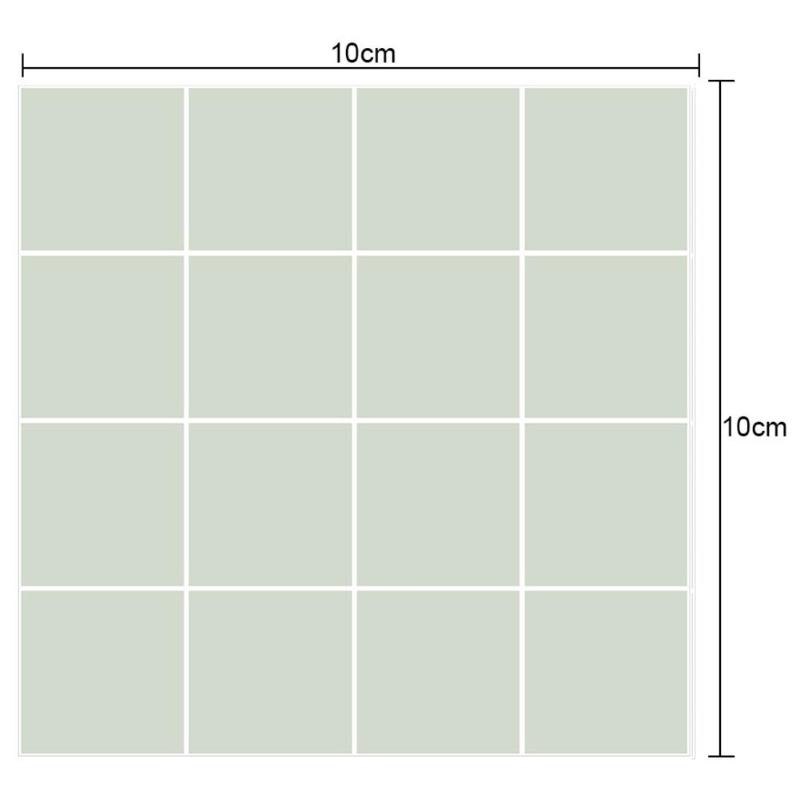 10pcs Wall Tiles Waterproof Stickers Bathroom Kitchen Modern Simplicity Mildew-proof Moisture-proof Self Adhesive Toilet Decor: MSC023 	