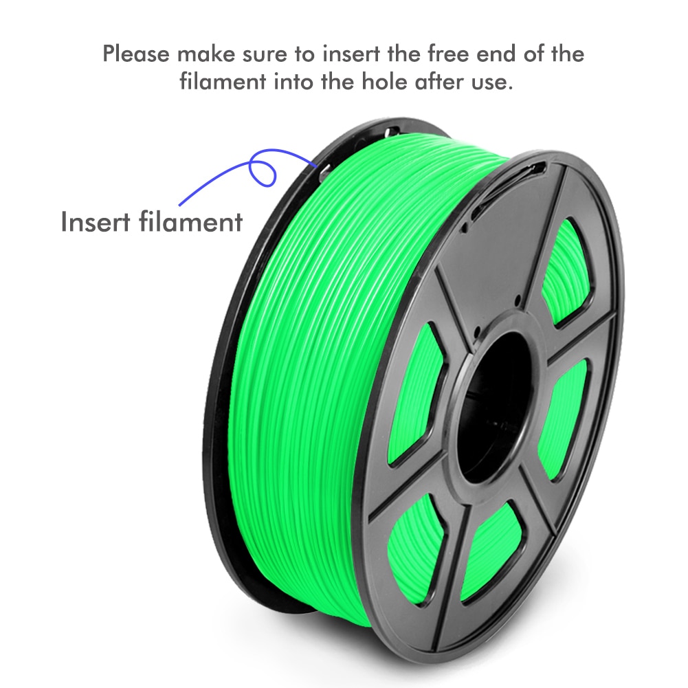 3D Printer Filament PETG 1.75mm 1KG/2.2LBS With Spool Translucence Consumablee Material PETG Filament 100% No Bubble