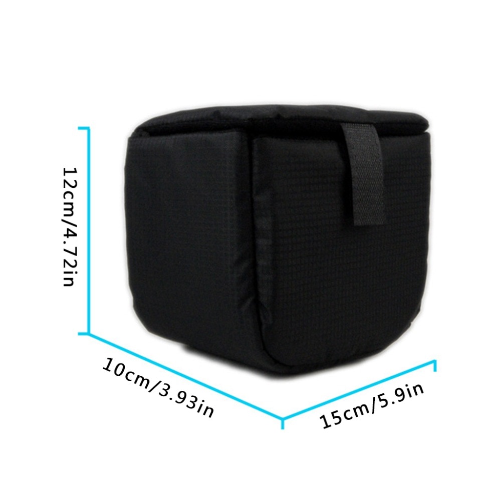Shockproof Camera Lens Case Pouch Insert Kussen Partitie Gevoerde Tas Voor Dslr