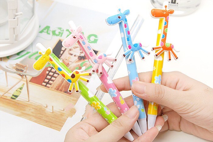 Niedliches Cartoon-Bleistift-Set 5 in 1 - praktisches Schulbedarf für
