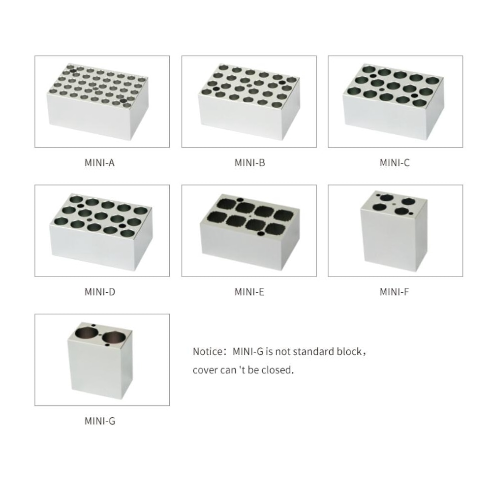 Heating Blocks for Dry Bath Incubator MINIB MINIC series
