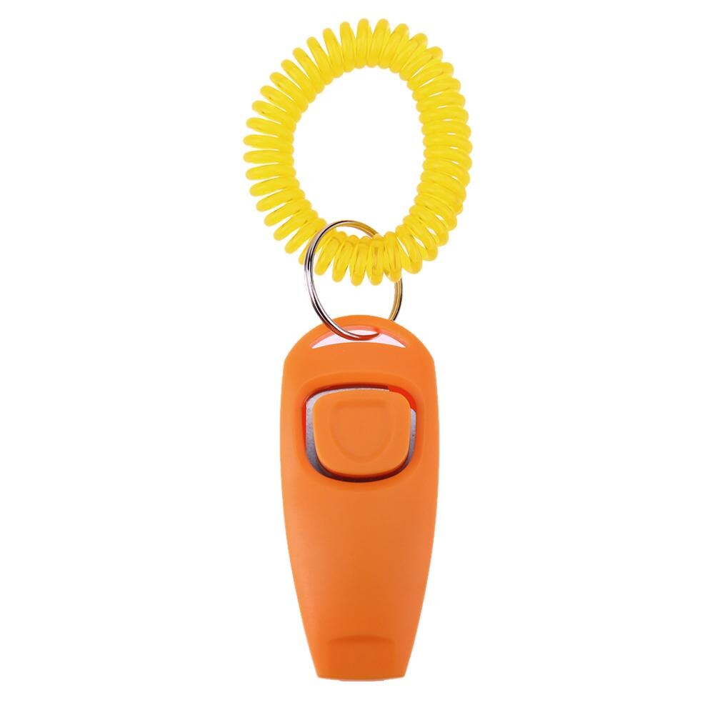 Pet Training Device Whistle Dog Products Clicker Dog Guide Tool Trainer Aid for Household Animal Dogs Accessories: Orange