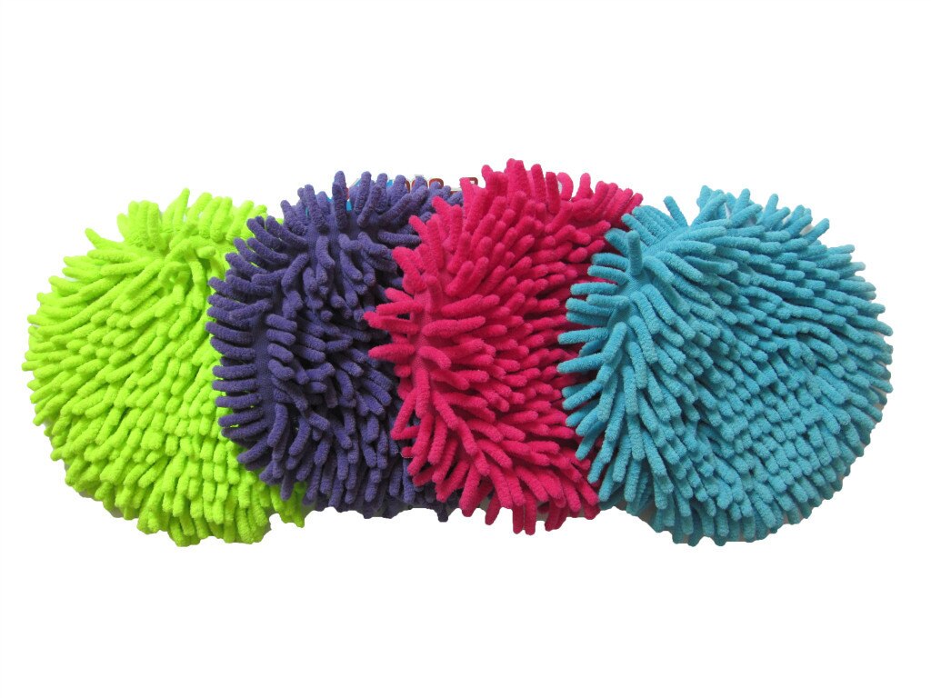 3pcs Rotating Mop Head Chenille Round Mop Head Mop Head Replacement