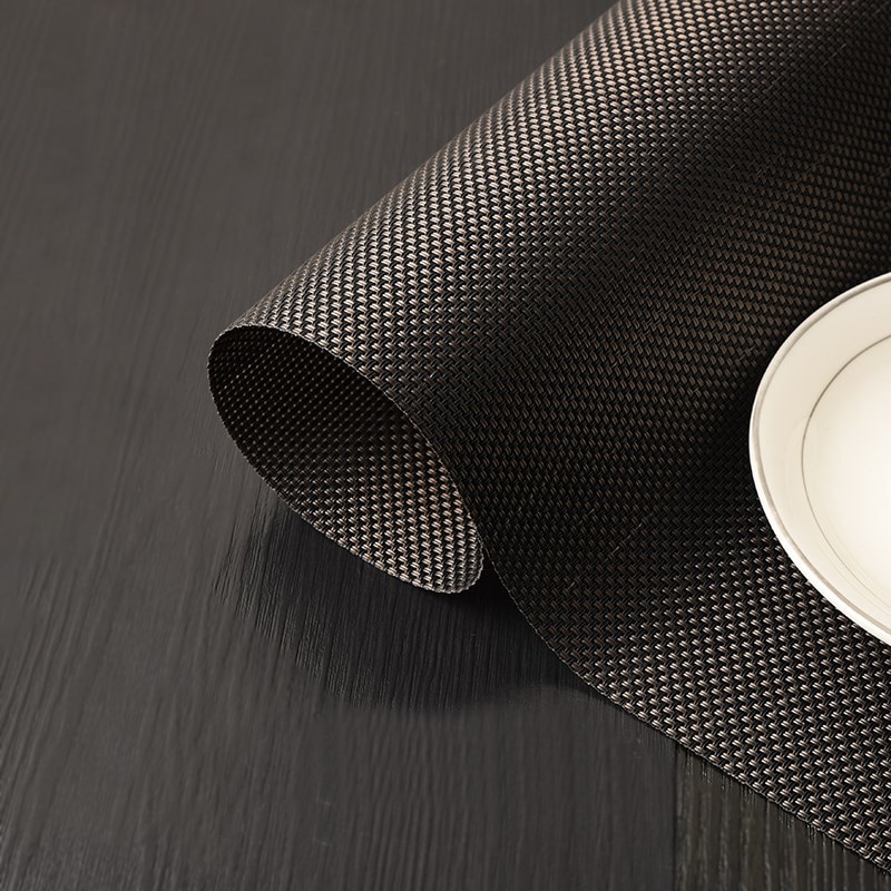45X30cm Kitchen Simple Pure Color Placemat PVC Dining Table Mat Table Placemats for Table Decoration Accessories Coaster Pad