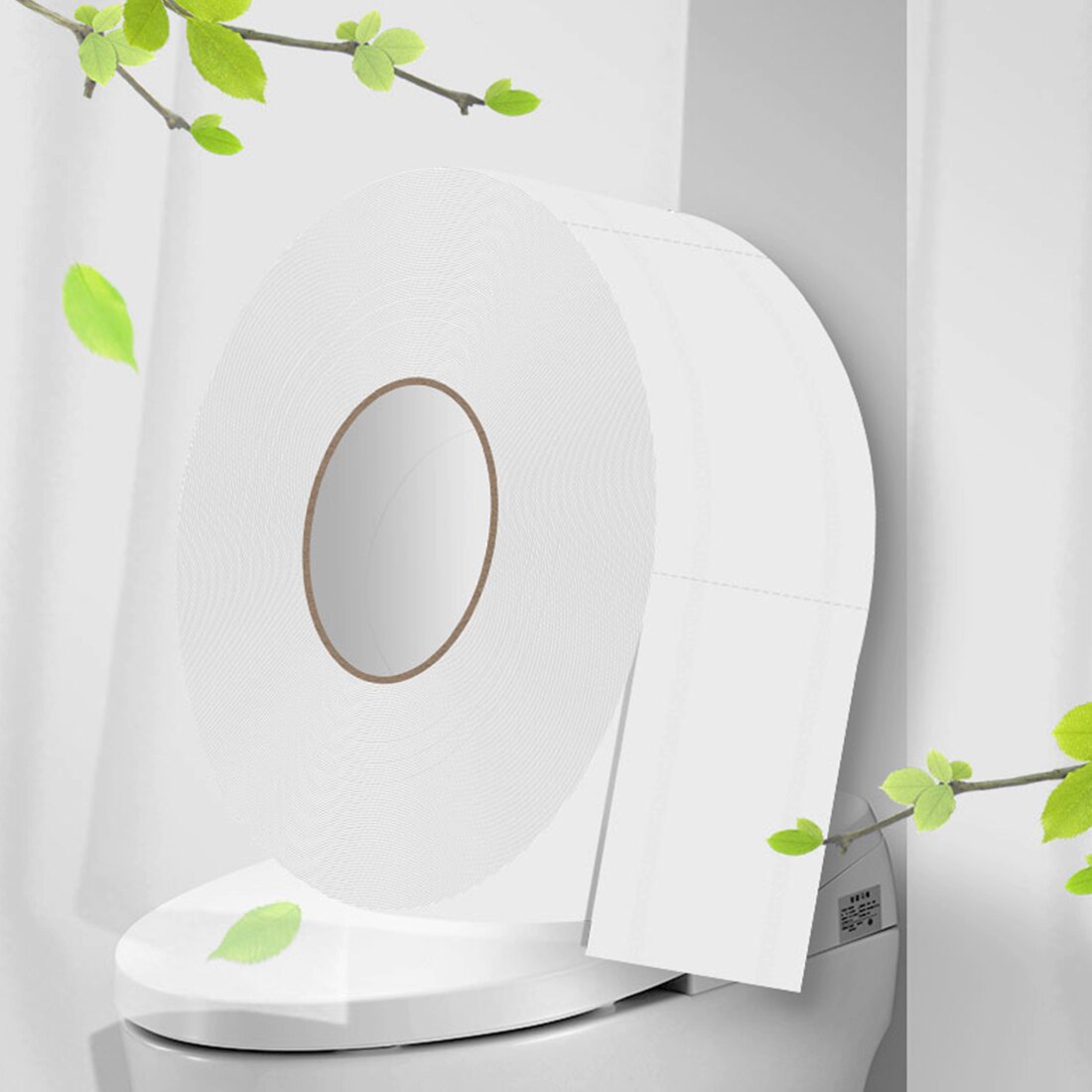 2 Roll Home Bad Papier Bad Toilet Roll Paper Toiletpapier Wit Toiletpapier Wc Roll Tissue Roll 580G papieren Handdoeken