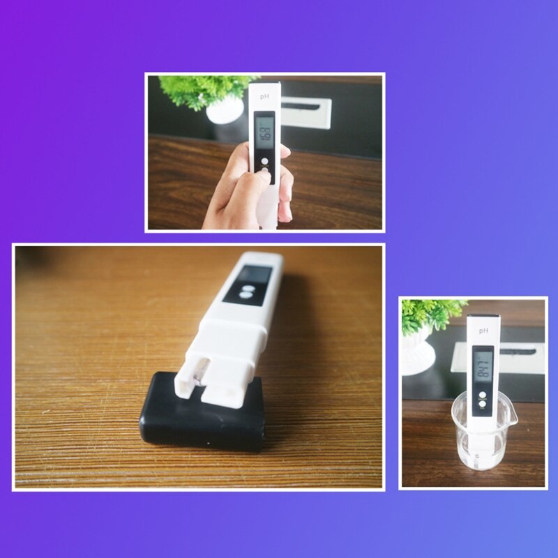 Portable Digital PH Tester Meter Measurement Range for Aquarium Water Monitor