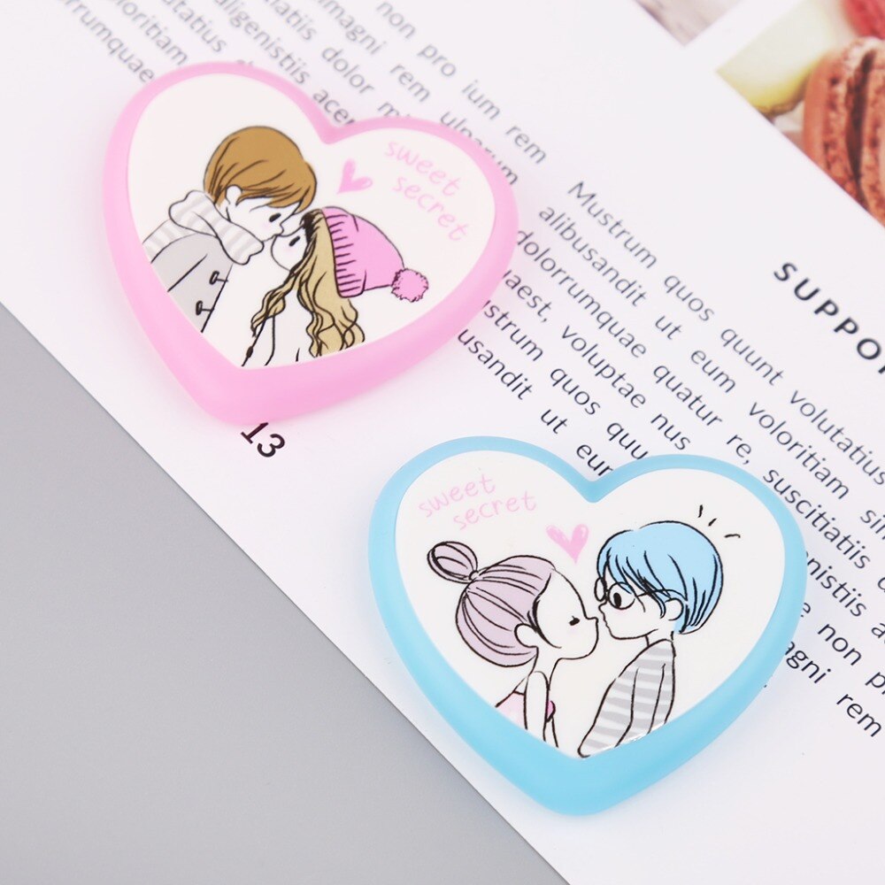 Cute Kawaii Heart Shape Rubber Erasers For Erasable Pens Kids Stationery