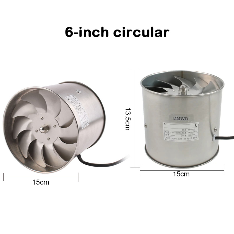 DMWD 4/6 Cal kuchenny wentylator wyciągowy łazienka okno ścienne kanał toaletowy wentylatory wspomagające wentylacja dmuchawa wyciągowa wentylacja czyszczenia powietrza