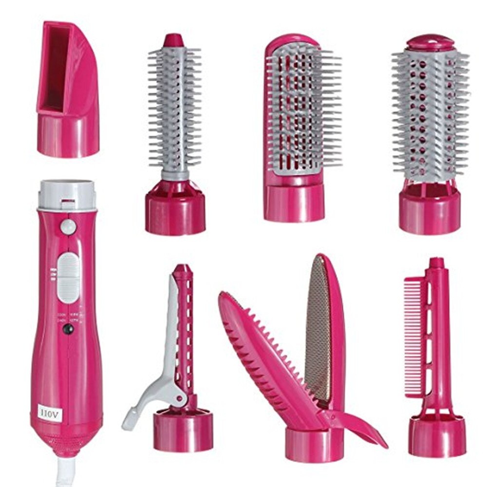 10 in 1 One-Step Hair Dryer Electric&Volumizer Air Brush Straight Hair/Curls Multifunctional Styling Tool Sticks Dryer Set