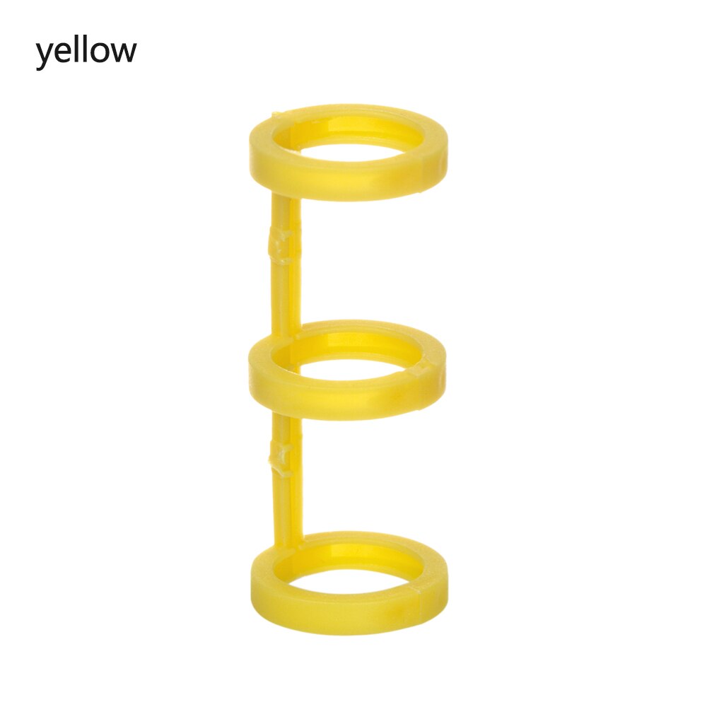 Anillo de carpeta para cuaderno, 3 uds., carpeta de anillas en espiral rellenable, anilla de hoja suelta, anillo de carpeta, calendario s, papelería circular: yellow