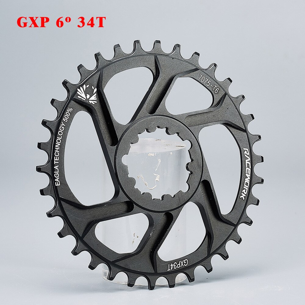 Mtb fiets kettingblad smal breed kettingblad 32t 34t 36t 38t voor sram gxp  xx1 x9 xo x01 gx eagle nx crankstel 11s 12s: 6mm 34t