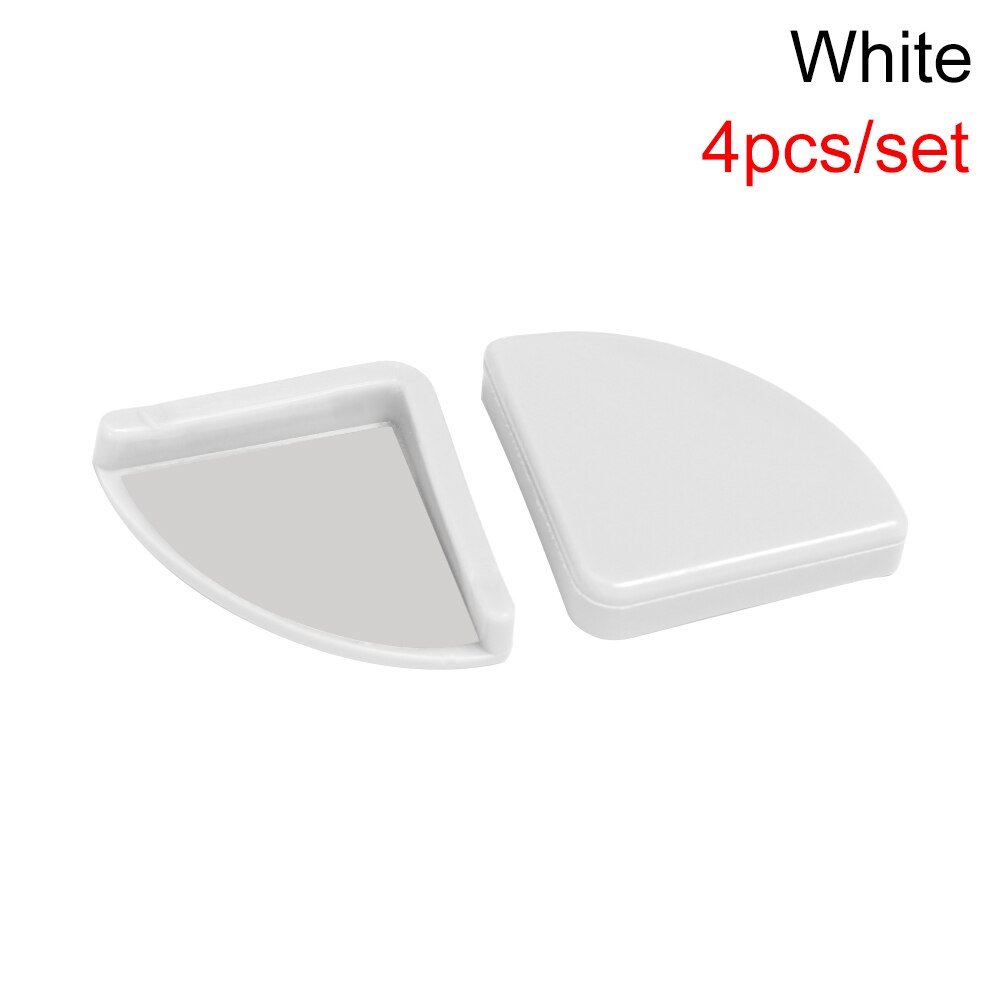 4Pcs Soft Silicon Kids Table Corner Protector Baby Tafel Desk Corner Edge Protection Kinderen Veiligheid Anticollision Accessoires: 2-white