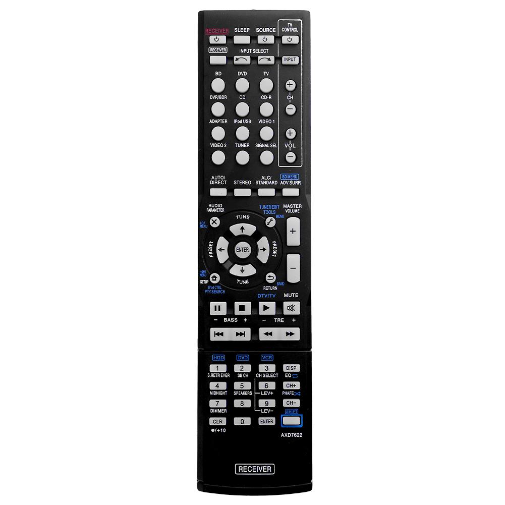 1Pcs Plastic Replacement AXD7622 TV Remote Controller for Pioneer VSX-521 AXD7660 VSX-422-K AXD7662 Multi Media Devices