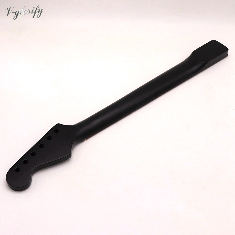 6 string ST Canada maple wood black color 22 frets matte finish electric guitar neck