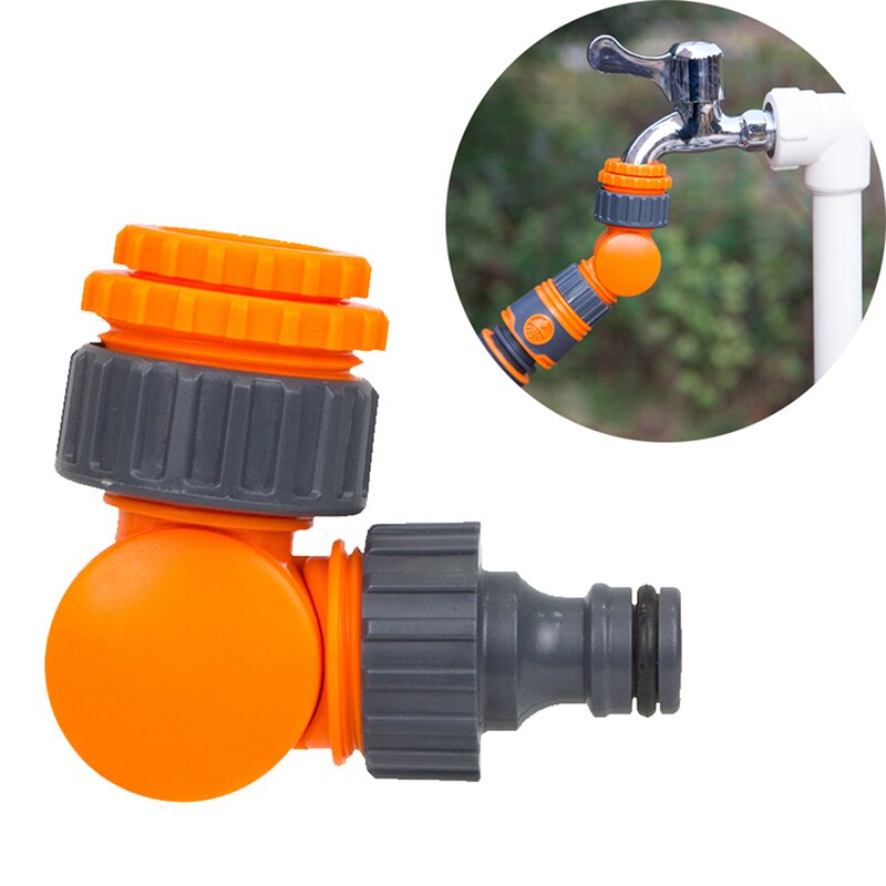 1X Quick Connector Rotatable Water Tap Splitter Irrigation Agriculture Quick Water Connector Water Control Valve