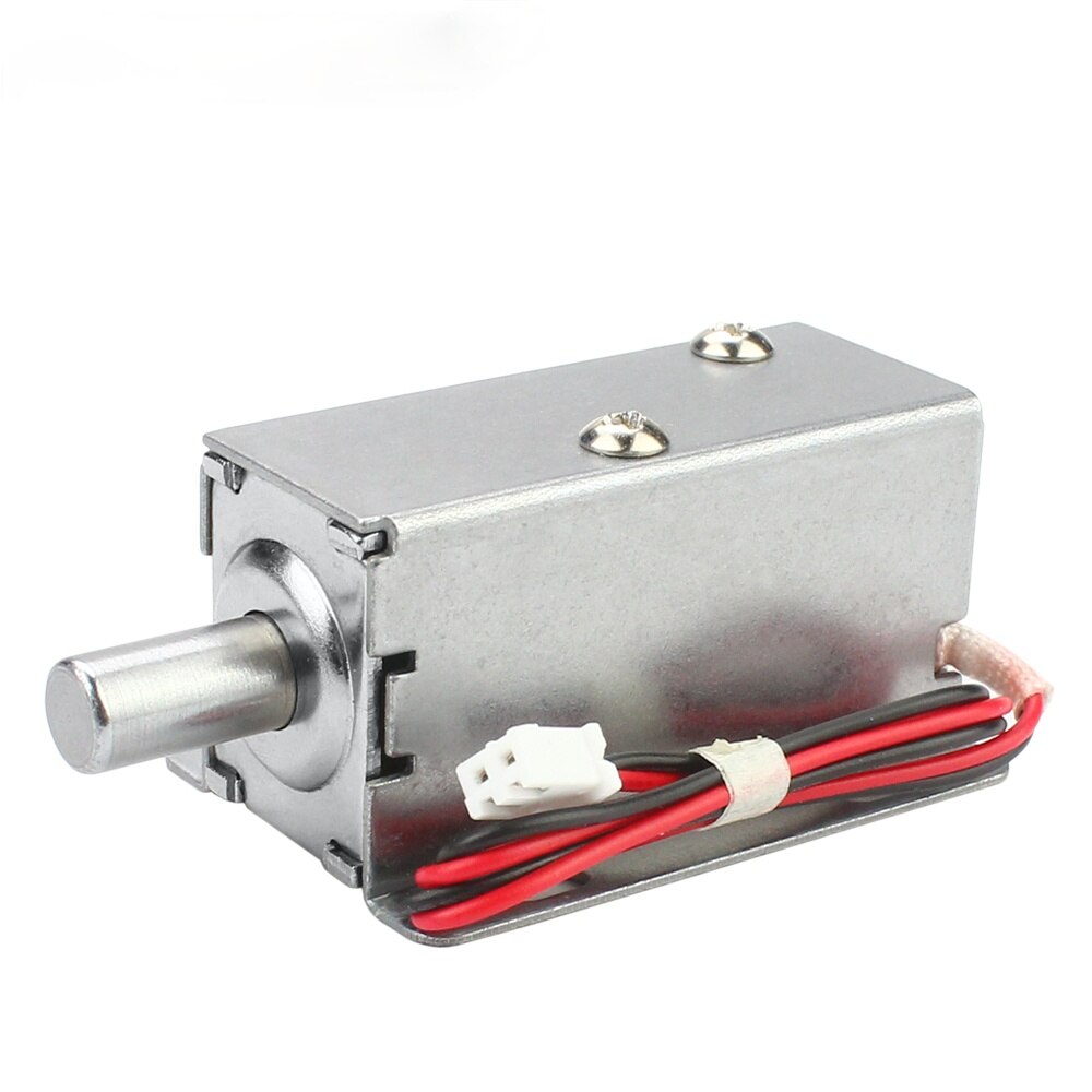 DC 12v2A Small Electric Lock Cabinet Lock Electric Bolt Lock Electronic Lock Door Gate Release Assembly Electric Control Lock
