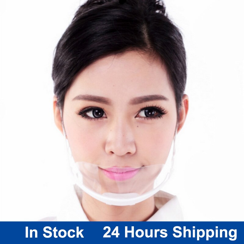 10 teile/satz Transparente Masken Permanent Anti Nebel Catering Lebensmittel Hotel Kunststoff Küche Restaurant Masken