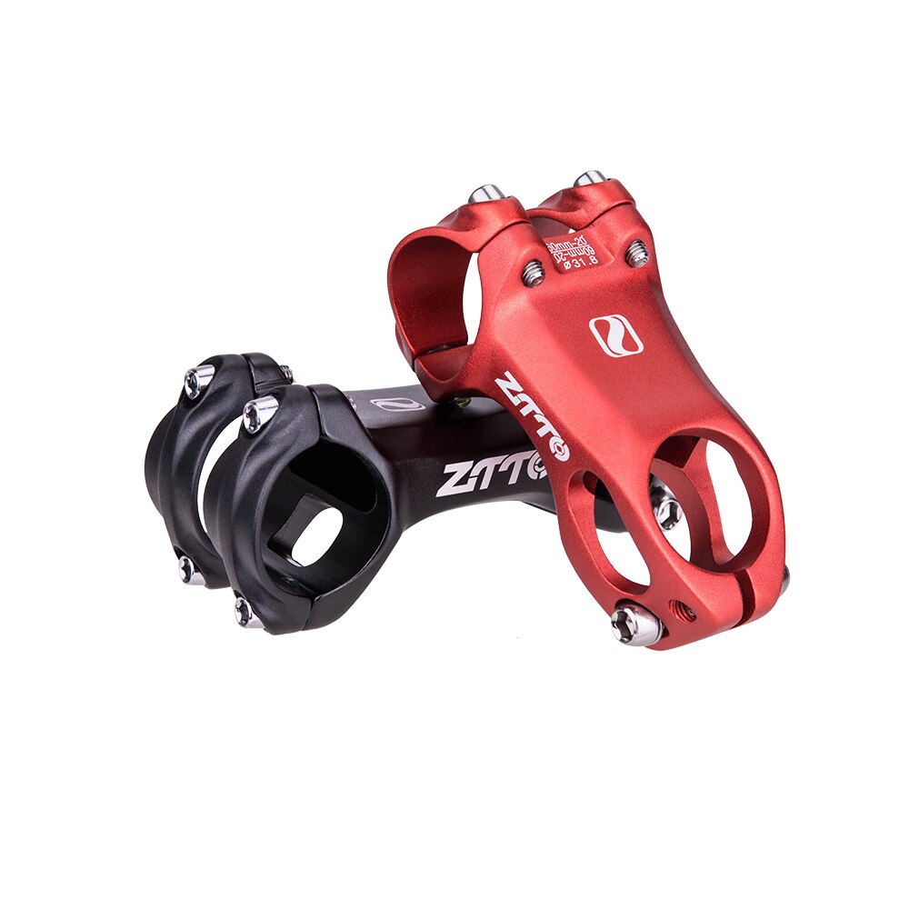 ZTTO Mountain Bike attacco manubrio angolo negativo 20 gradi 60/80mm attacco manubrio MTB Road Bike ghiaia aerodinamica attacco manubrio leggero ad alta resistenza