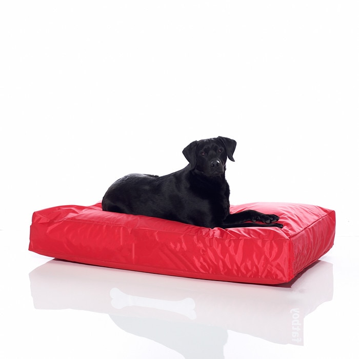 EXTRA large 100cm x 70cm x 20cm size dog bean bag sofa beds, pet beanbag cushion,waterproof and tear repellent beanbag bedding: red