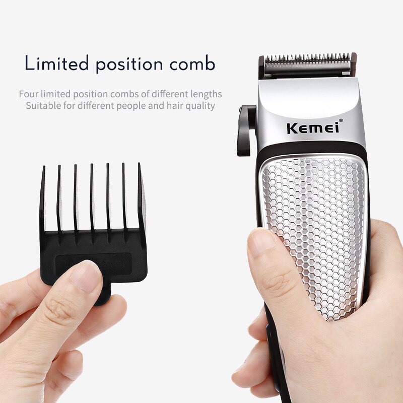 Kemei 4639 Electric Clipper Mens Hair Clippers Trimmer Household Low Noise Beard Machine Personal Care Haircut Tool