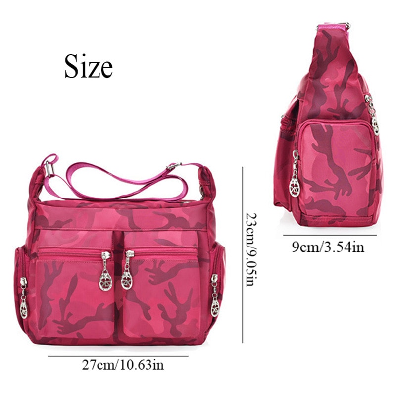 Women Handbag Messenger Bags Waterproof Nylon Multiple compartment Shoulder Bag Unisex Hobos bag