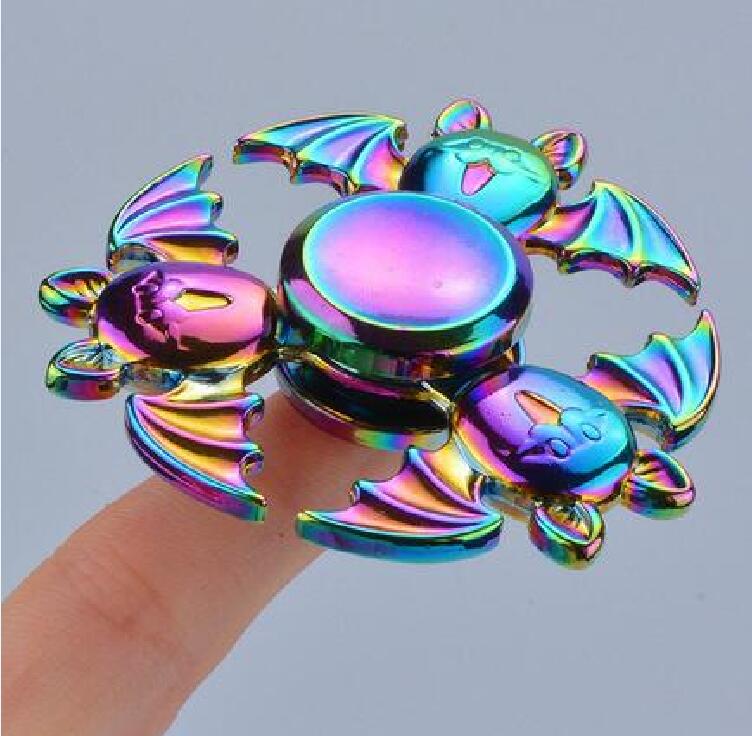 Rainbow Colorful Multicolor Star Dragon Eyes Crab Cat Footprint CKF Fidget Metal Spinner Anti Stress Christmas Birthday: Style 9
