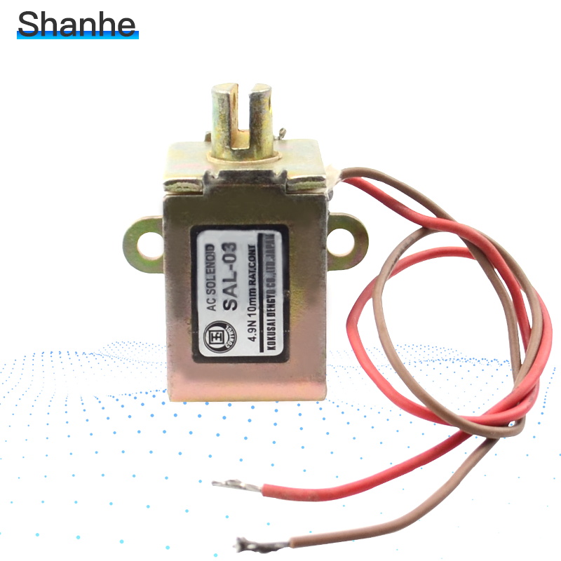 SAL-03 AC 220V 110v 4.9N 10mm Solenoid Electromagnet Coil