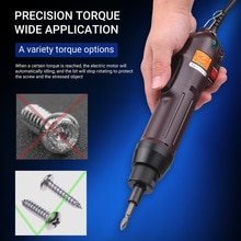 Industrial Electric Screwdriver 3.2Nm Adjustable Torque Electrical Screwdriver Corded Automatic Electric Batch Torque Power Tool