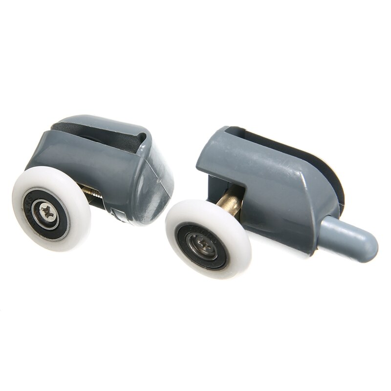 8Pcs / Set of Rollers Bathroom Roller Runner Shower Room Accessories Bearing Roller with Seat Combination 2m