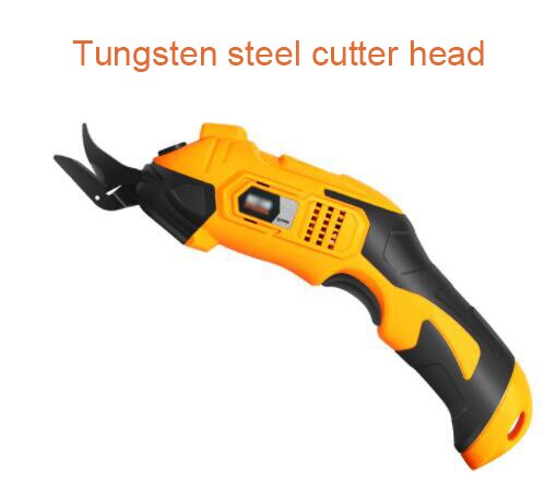 Portable Cordless Electric Round Scissors Electric Scissors Shear Cloth Cutter Fabric Cutting Machine Kit Cutting hand-held Tool: Set 3