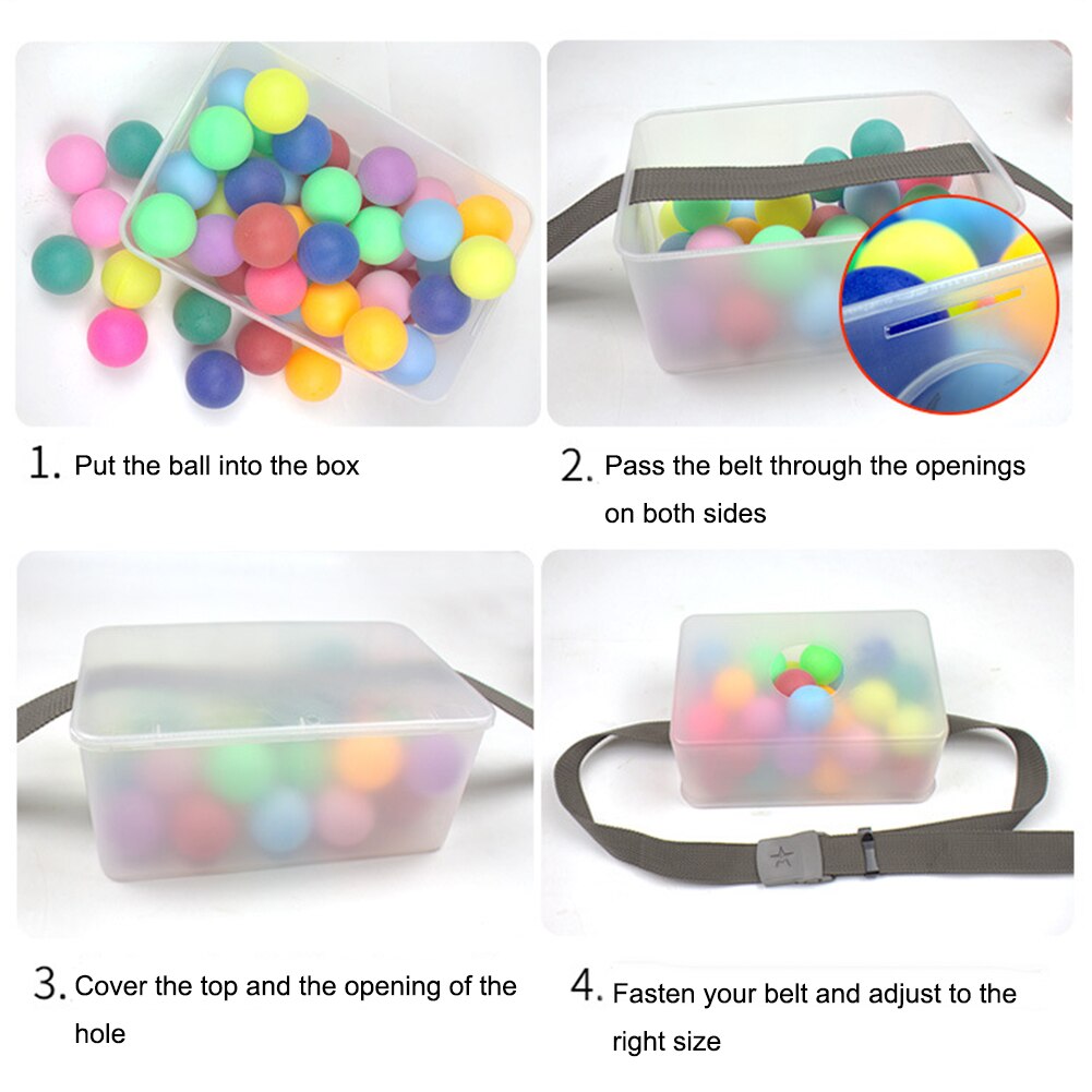 Gaten Bal Schudden Game Kit Bedrijf Activiteit Grappige Verstelbare Riem Anti Impact Pp Transparante Doos Bruiloft Kleurrijke Party Props