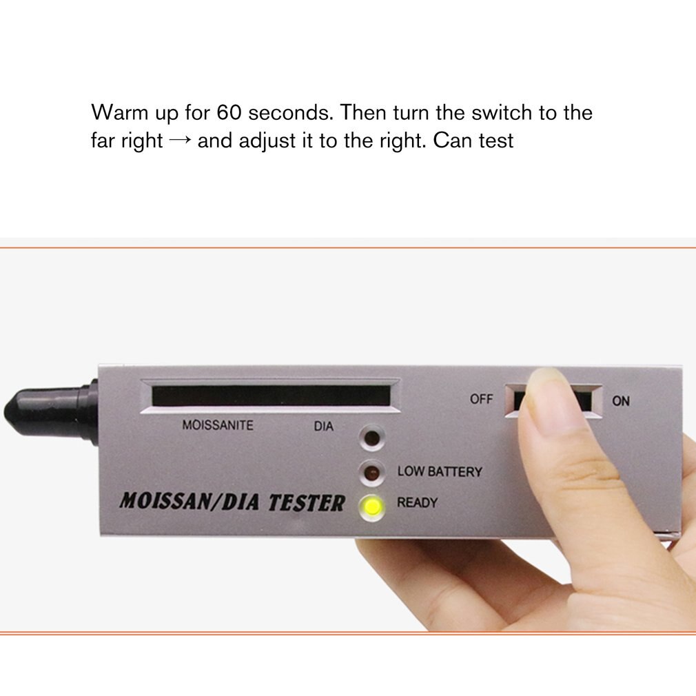 Portable Moissan Tester Tool Thermal Conductivity Meter Drill Pen Hardness Identification Instrument Detection Authentic Jade