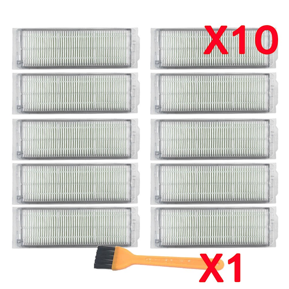 Hepa-suodatin xiaomi mijia styj 02ym: lle conga 3490: lle viomi  v2 pro v-rvclm 21b -imurin osat lisävarusteet: 11 kpl