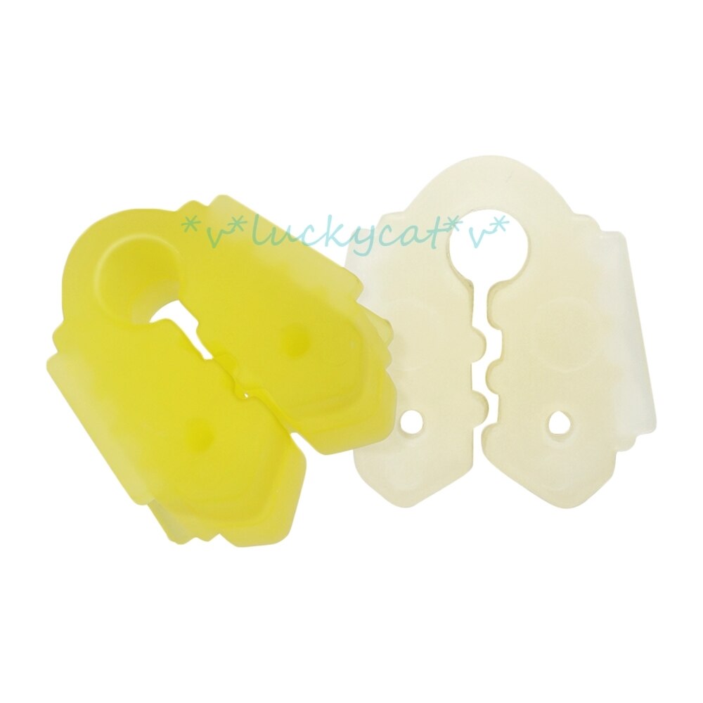 Neue 2 farbe Zahn Oral Kaufläche Pad Gummi Mund Stütze Beißen Teilt Typ Intraorale Unterstützung Öffner Retractor Für Erwachsene und freundlicher: Weiß und Gelb