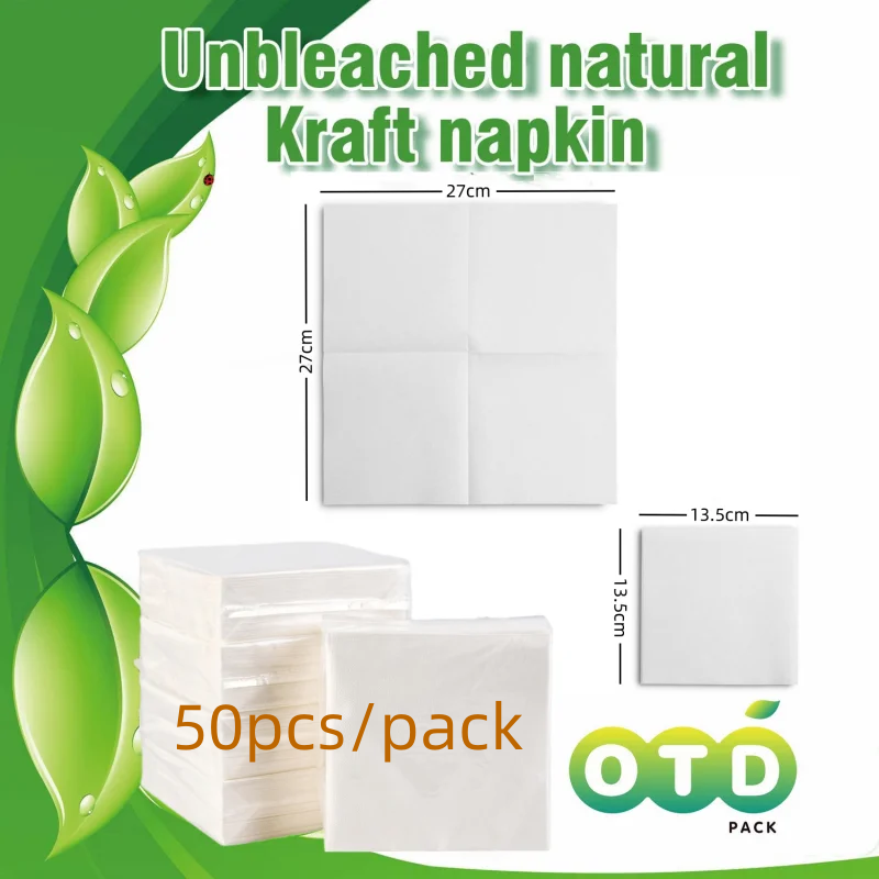 Serviettes de table en papier 100 % compostables et écologiques, parfaites pour les repas, les boissons ou les cocktails quotidiens jetables: Grey / 1 pc