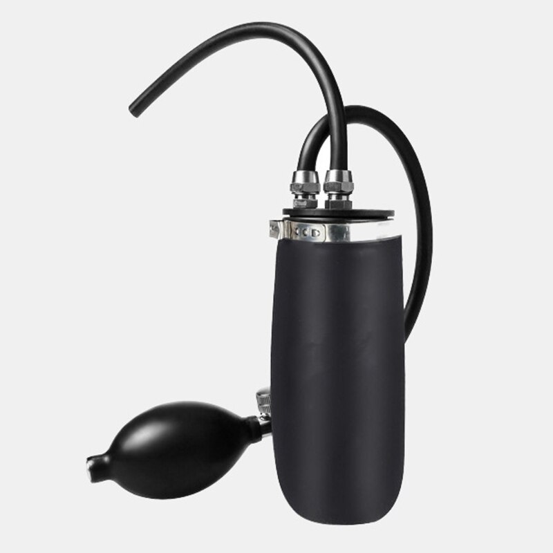 Universal Easy Intake Adapter w/ Sealing Expandable Bladder Smoke Leak Detector for 12V Vehicle Diagnostic Tester N0HF