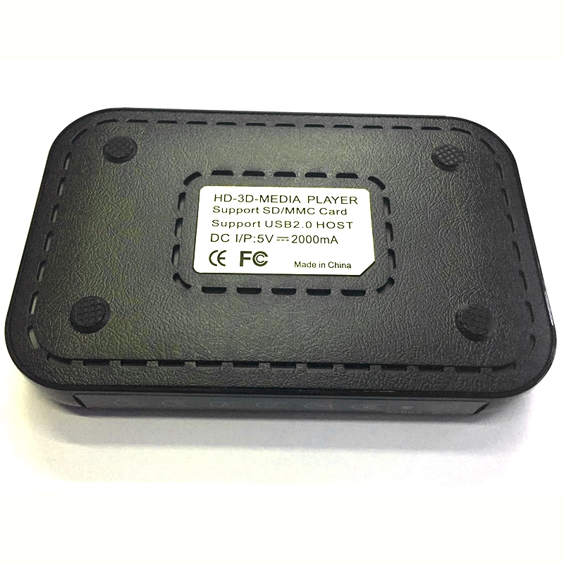 Eu Plug Full Hd 1080P Media Player Center Multimedia Video Player With Hdmi Vga Av Usb Sd/Mmc Port Remote Control Ypbpr Cable