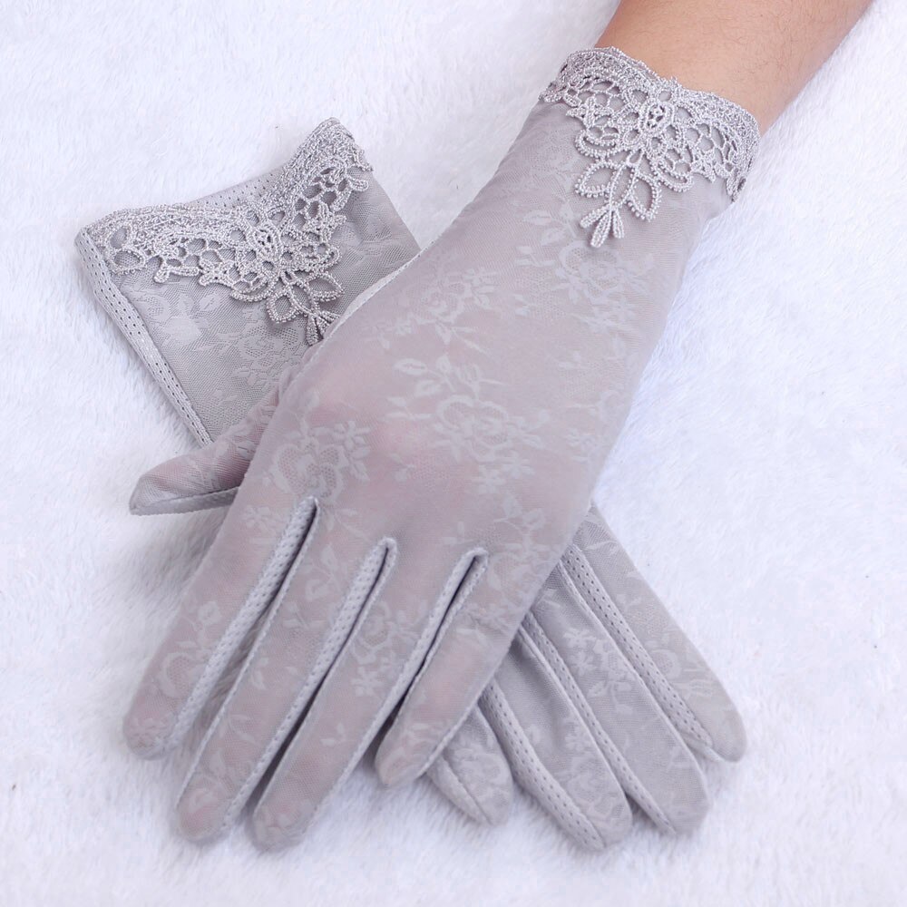 neue Stil frauen Handschuhe Sommer UV-Beweis Fahren Dünne Handschuhe Dame Handschuhe Spitze Handschuhe Heiße Verkäufe wolovey guantes